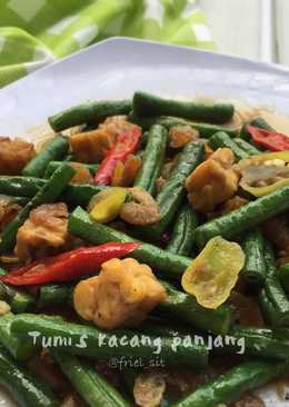 Tumis kacang panjang tempe ebi (pr_kacangpanjang)