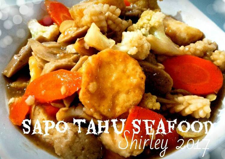 resep makanan Sapo Tahu Seafood