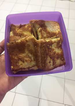 Roti gandum Bakar isi mesis