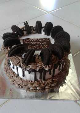 Kue ultah blackforest kukus