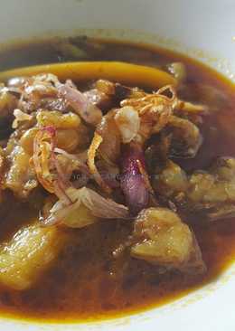 Gule daging iga kacang merah