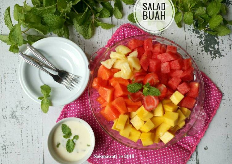 gambar untuk resep makanan Salad Buah Segar