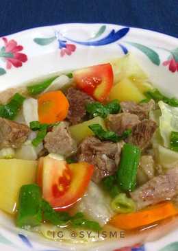 Sop Daging (simple)