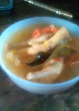 Sayur bening ceker ayam