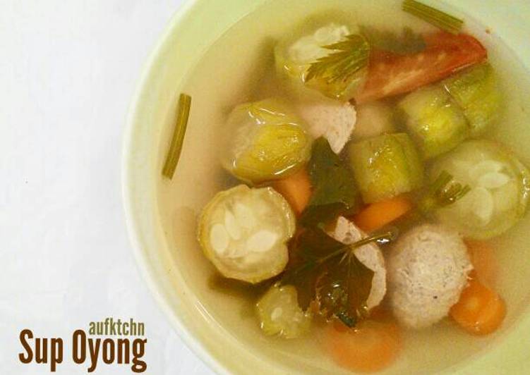 cara membuat Sup Oyong
