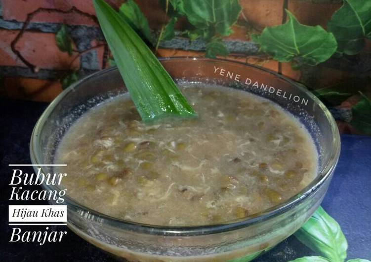 resep lengkap untuk Bubur Kacang Hijau Khas Banjarmasin #Dandelion