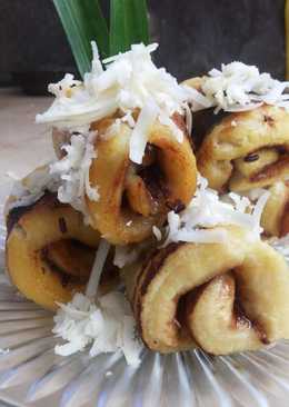 Pisang Gulung Coklat Keju