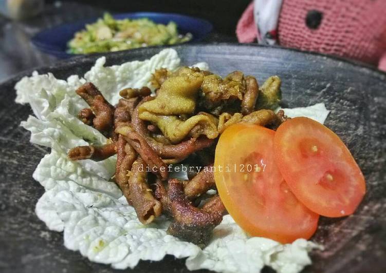 Resep Usus Goreng Masak Kuning oleh Dice Ferdian - Cookpad