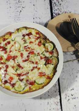 Potato Zucchini Omelette