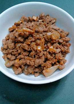 Tumis daging (#lauk untuk bubur)