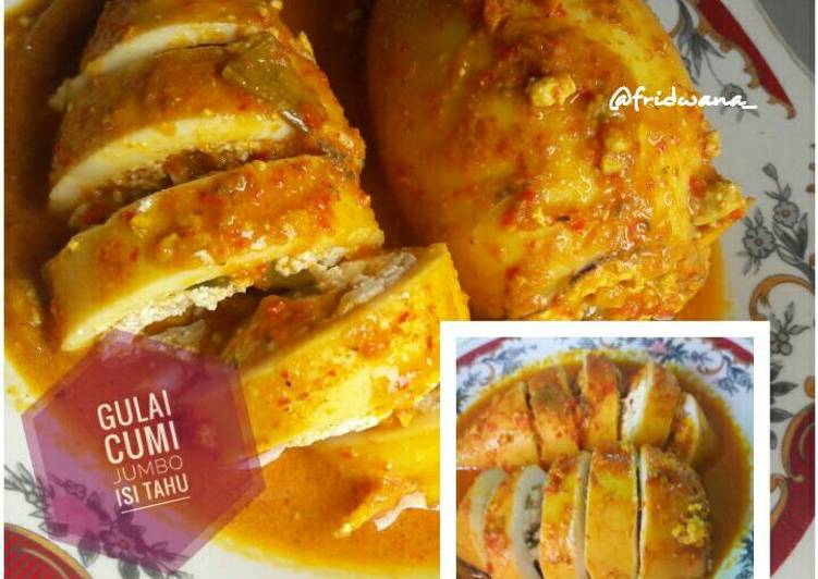 resep masakan Gulai Cumi Jumbo Isi Tahu