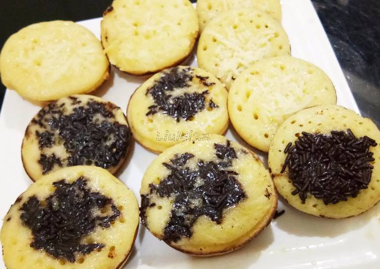 resep makanan Kue Pukis  keju coklat