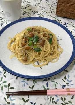 Jamur Nameko Spaghetti Japanese flavor ðŸ