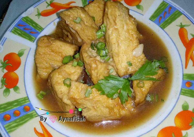 Resep Semur Tahu Simple Enak Oleh 💕cooking By Aynafisah Cookpad