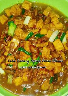 Tahu Kacang Merah Pedas Manis