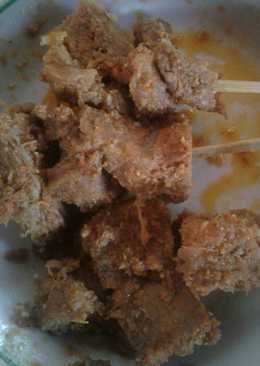 Sate daging bumbu merah