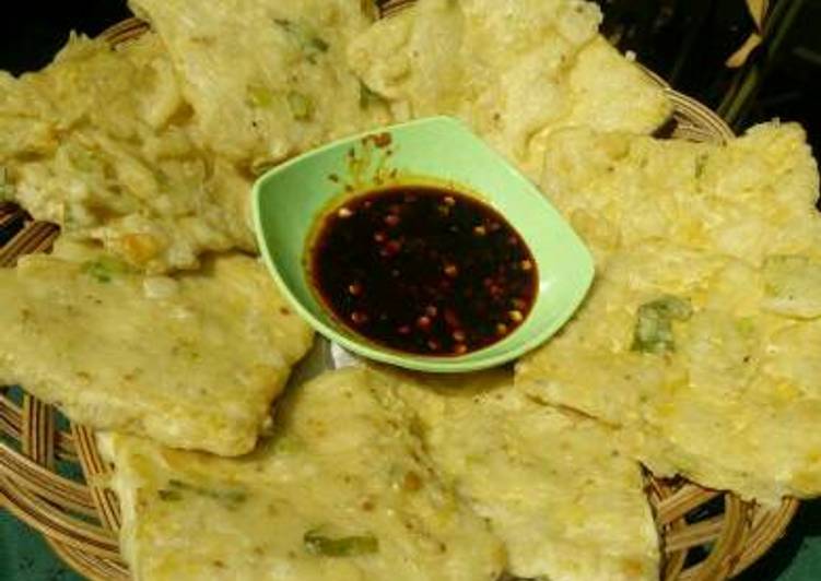 resep Tempe mendoan renyah dgn sambel kecap pedas