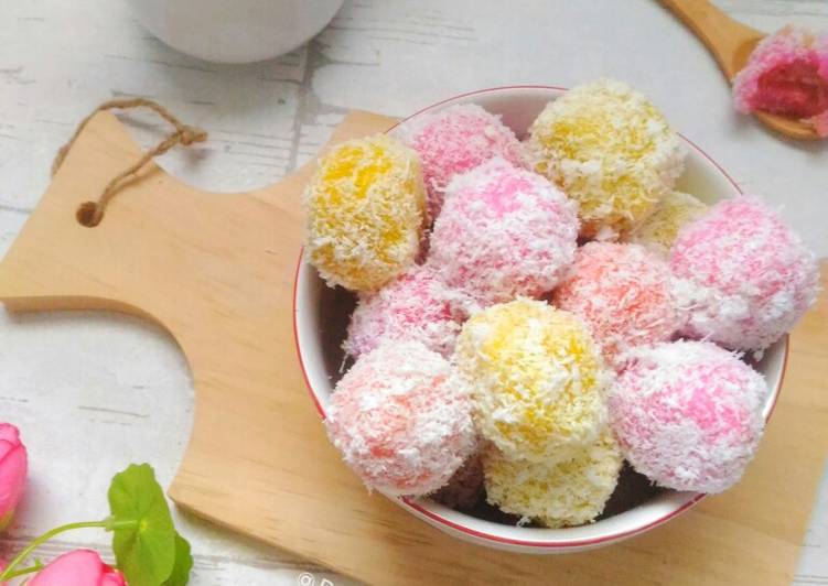 resep Klepon Rainbow