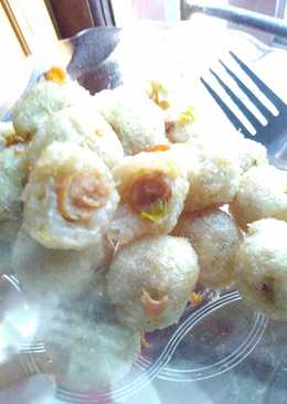 Cilok goreng isi sosis simple