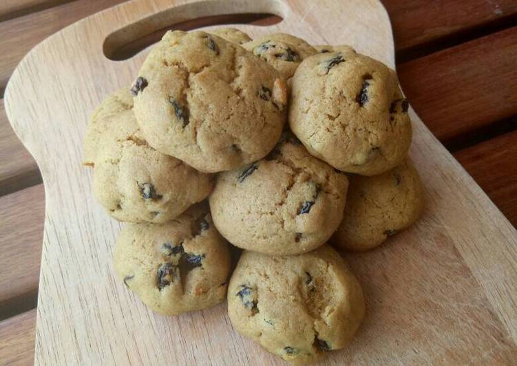 gambar untuk resep makanan Kismis cookies untuk balita