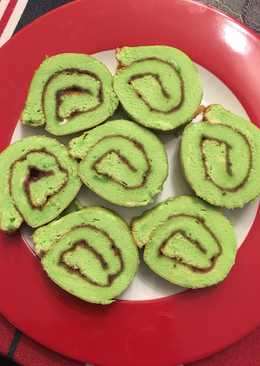 Bolu gulung pandan (all in one)