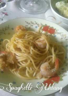 Spaghetti (Aglio Olio) Udang