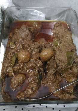 Rendang daging kentang mini (no msg, no instant santan)