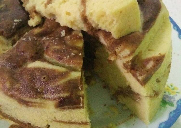 Resep Cake Marmer Kukus By nurul hidayah