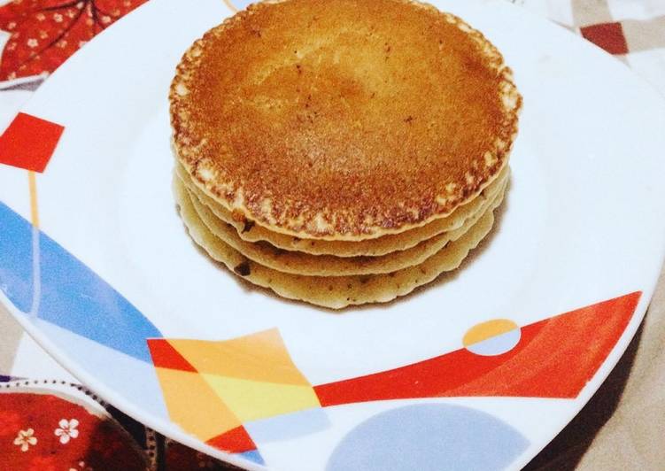 bahan dan cara membuat Pluffy Pancake