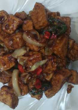 Tahu goreng tepung bumbu teriyaki