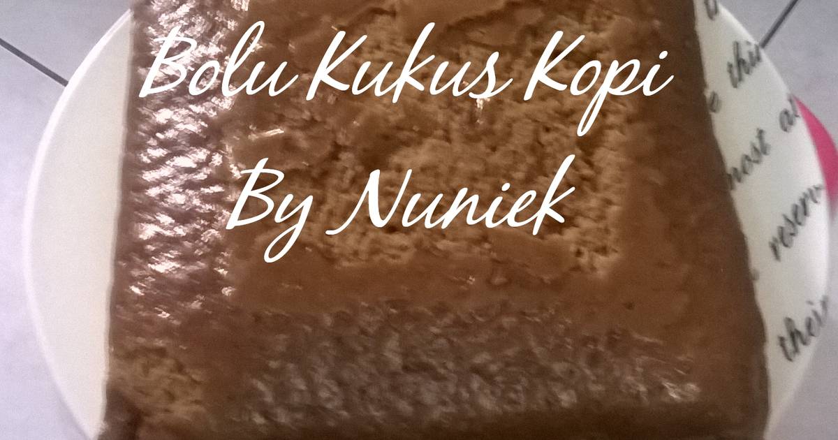 Resep BOLU KUKUS KOPI SUPER SIMPLE (Tanpa Mixer, Tanpa Telur) Resep BOLU KUKUS KOPI SUPER SIMPLE (Tanpa Mixer, Tanpa Telur)