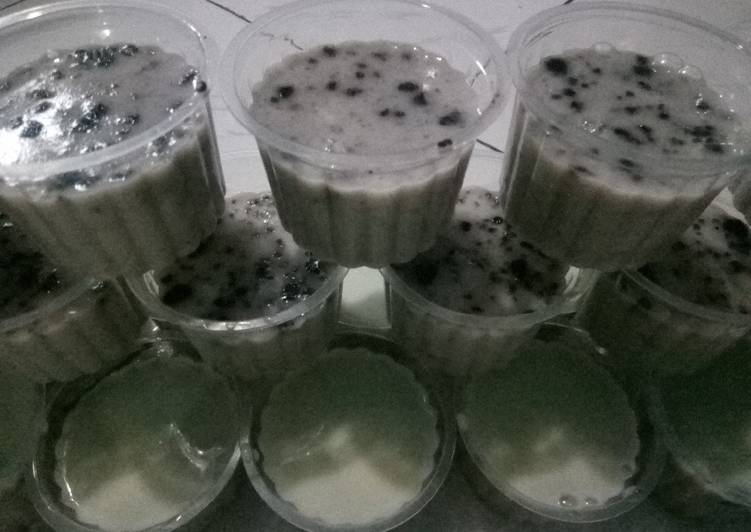Puding oreo