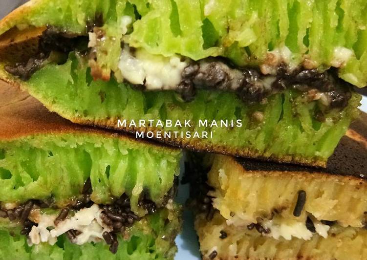 gambar untuk cara membuat Martabak manis teflon