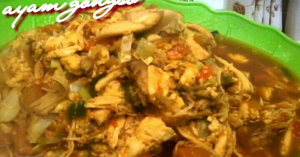 Resep Ayam gongso ala nia sudjiwo