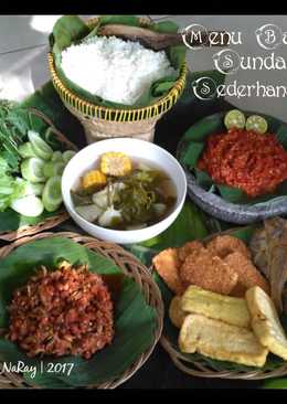 Menu Bakul Sunda Sederhana