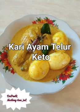 Kari Ayam Telur Keto #Ketopad