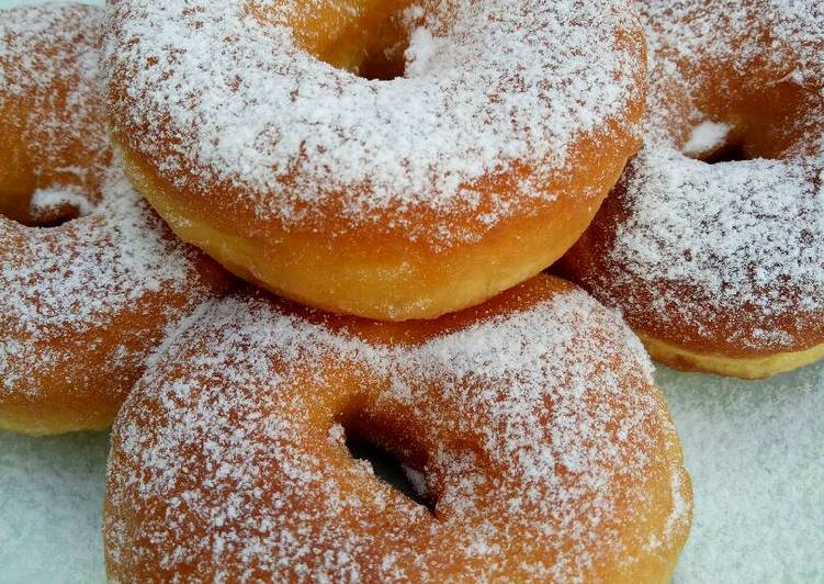 gambar untuk resep Donut ubi kuning empuk dan donut frozen