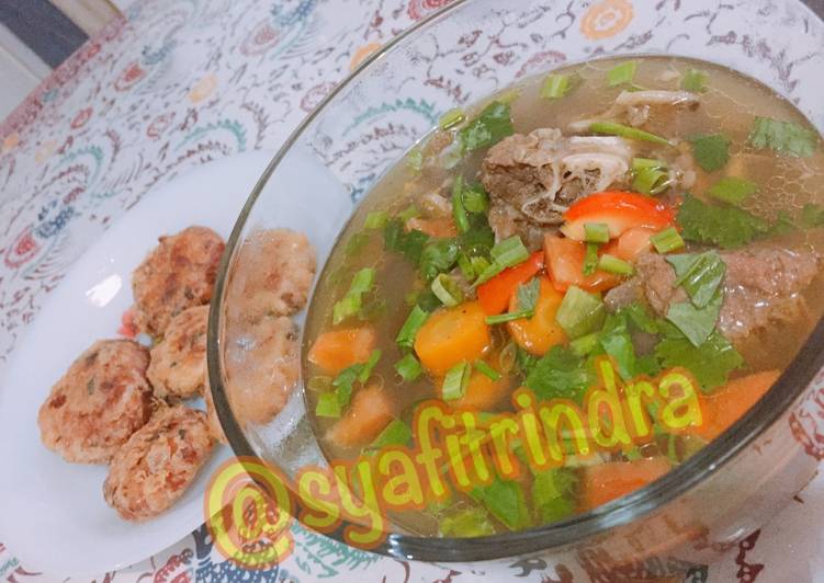 gambar untuk resep makanan Sop Iga sapi segar simple