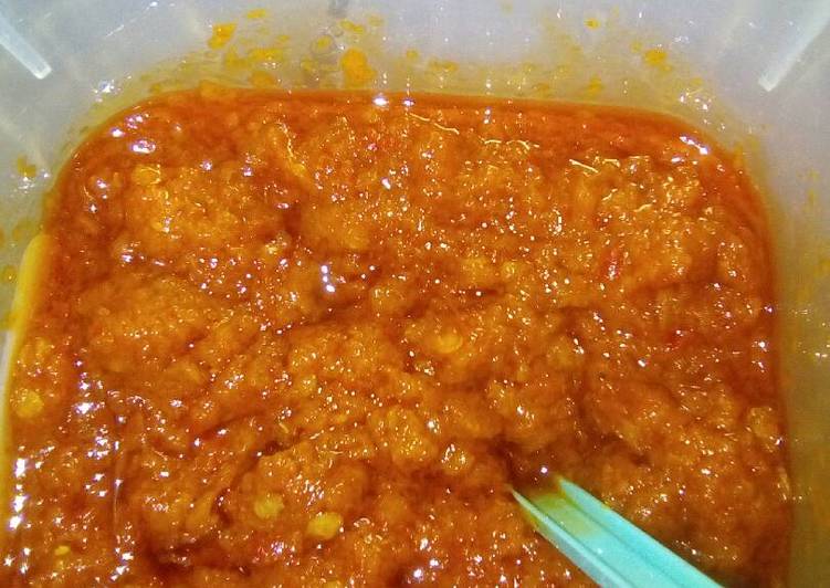 Resep Sambal tomat pedes,gurih yummy... - Umi Husein