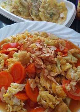 Capcay goreng bumbu iris simpel