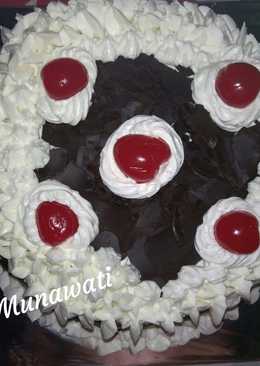 Kue ultah blackforest kukus #beranibaking