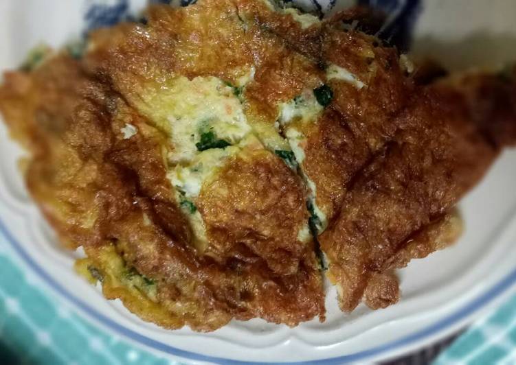 resep masakan Dadar telur isi sayur