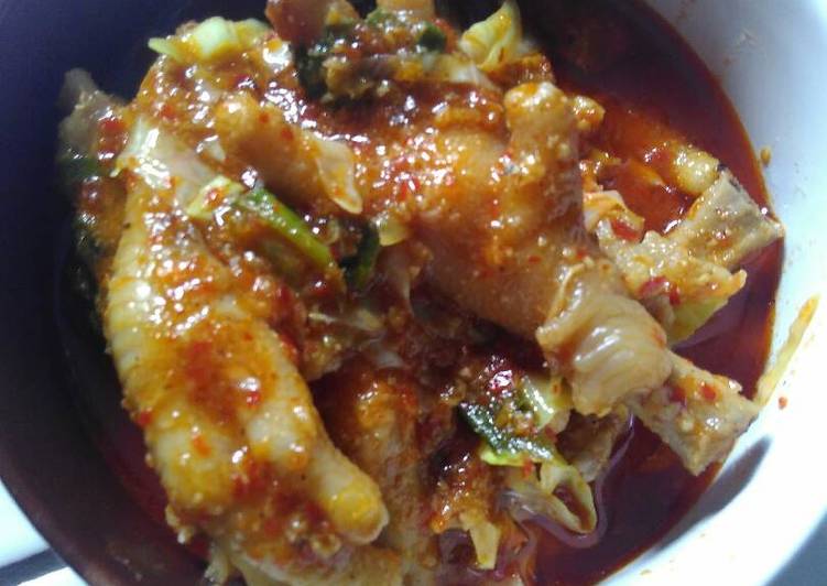  Resep Seblak Kaki Ayam  Ceker Mercon oleh Annisa Nur 