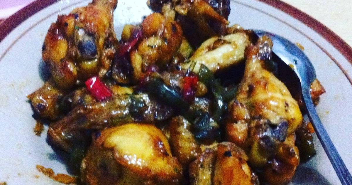 Resep Ayam kecap ala keluarga ikhwan ala fina kholij z