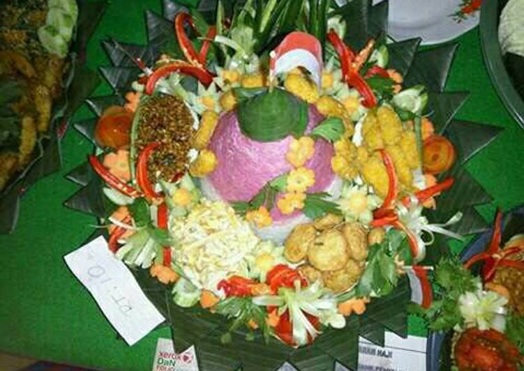 gambar untuk resep makanan Tumpeng HUT RI