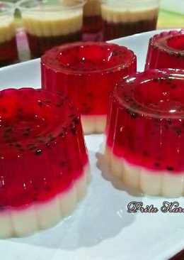 Puding Naga Merah Susu