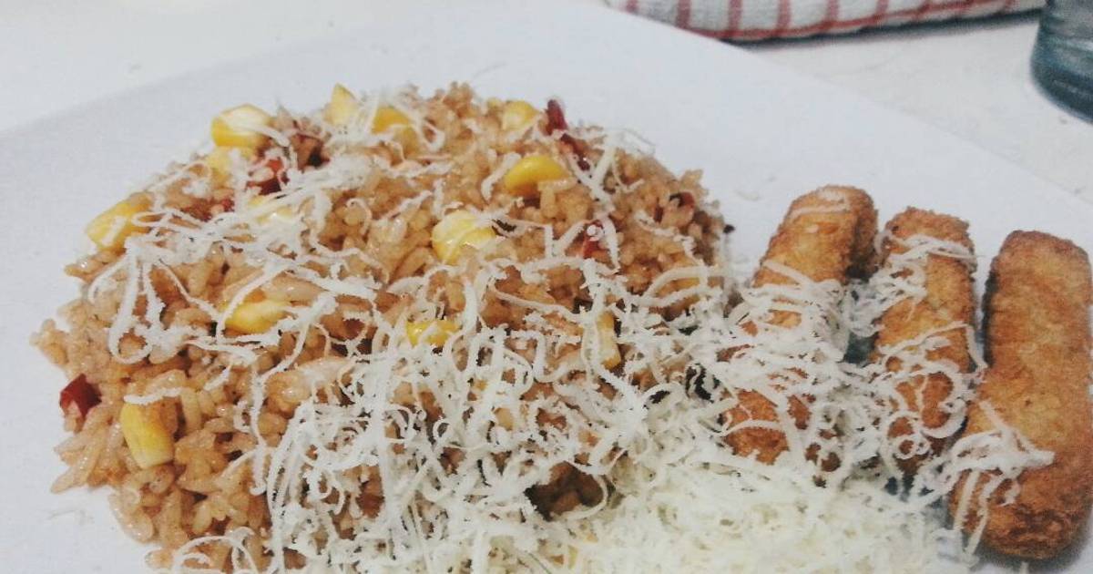 Resep Nasi  Goreng Jagung Keju oleh elyaaa Cookpad