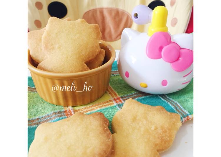 resep masakan Simple Butter Cookies - 3 Bahan (Snack MPASI 1y+)