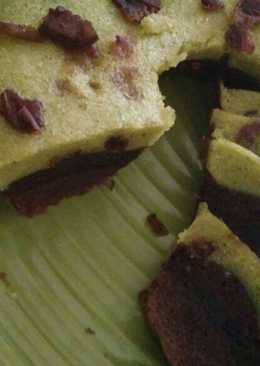 Brownies pandan kurma #legittt buangetzz