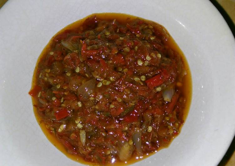 resep Sambal Terasi tanpa Uleg